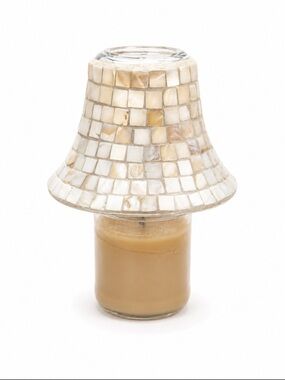 Yankee Candle 2013 Mother of Pearl Mosaic Large Jar Candle Shade Iridescent